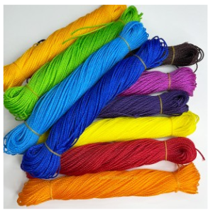 Uv Resistant Pe Greenhouse Twine Twisted Pe Polyethylene Rope Twine Black Orange 2.5mm